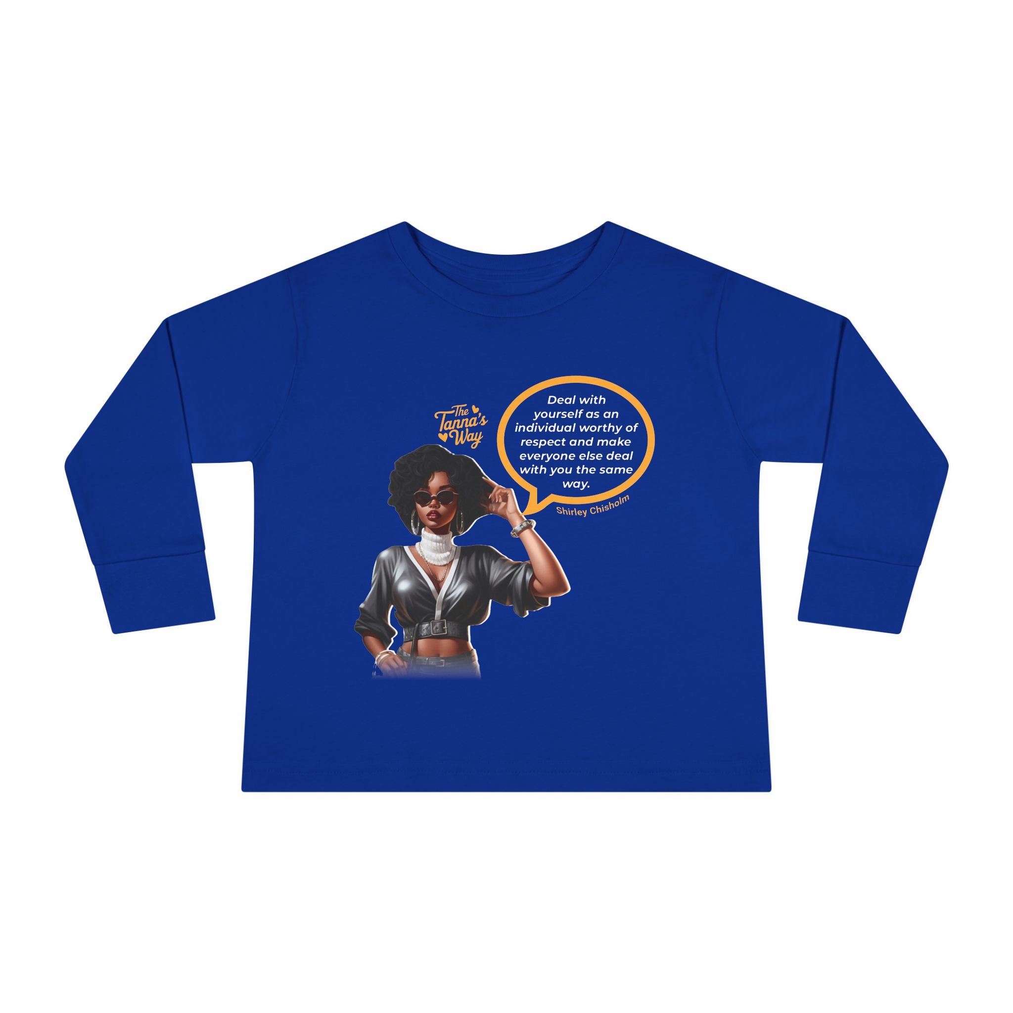 Shirley Chisholm | Toddler Long Sleeve Tee